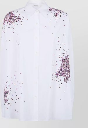 Dries Van Noten embroidered cotton shirt