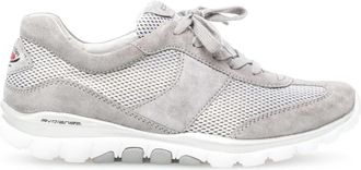 Gabor Zilveren Veterschoenen voor wandelen - Dames - Sneakers - Grijs - 40 1/2 EU - Schoenen