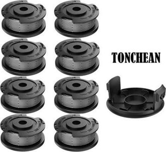 OEM Lote De 8 Bobinas De Alambre Para Bosch, Bobina De Nailon De Repuesto F016800569 Compatible Con Bosch, 1,60 Mm X 4,0 M, Compatible Con Bosch Art 23 Sl