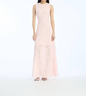 Rotate Mesh Maxi Dress In Orchid Ice
