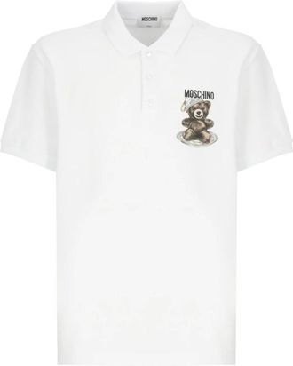 Moschino Hombre, Camisetas, Blanco, Talla: L