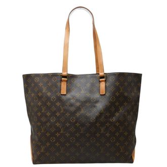 Louis Vuitton Brown Pvc Leather Shoulder Bag Tote Bag (Pre-Owned)