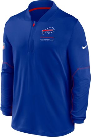 Nike Buffalo Bills Sideline Nike Mens Dri-FIT NFL 1/2-Zip Top in Blue | 03BA059K81-EKU