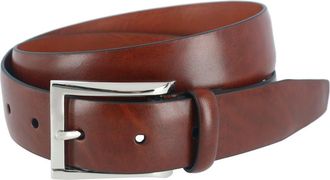 Trafalgar Store Broderick 32mm Leather Dress Belt in Honey Maple at Nordstrom, Size 36