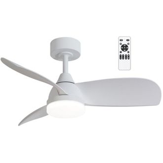Wonderlamp Ventilador De Techo Led Borse Blanco Cct Dim (18w)