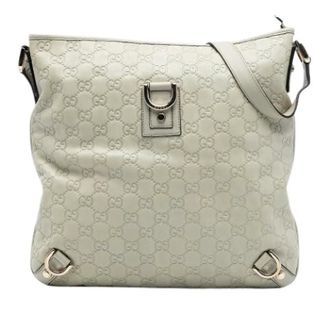 Gucci Pre-owned Shoulder Bags, female, White, Size: ONE SIZE Pre-owned Crossbody Bag