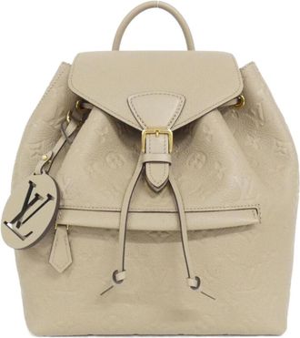 Louis Vuitton Monogram Empreinte Tourterelle Leather Backpack (Pre-Owned)