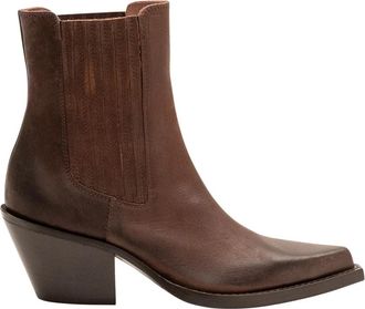 PARIS TEXAS Dallas Enkellaars 60 - Dames - Cowboylaarzen - Bruin - 37 1/2 EU - Su&egrave;de - Schoenen