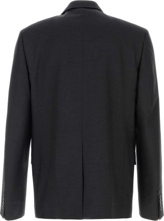 Gucci Mens Wool Blazer Gray Blazers