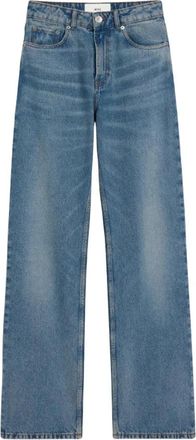 Ami Wide Leg Jeans - Dames - Loose Fit Jeans - Blauw - W27 - Katoen - Jeans