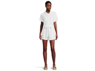 Splendid Taryn Romper Womens Jumpsuit & Rompers One Piece White : XL (Womens 14-16), Cotton/Modal/Polyester