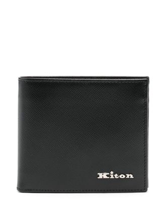Kiton Portafoglio bi-fold - Nero