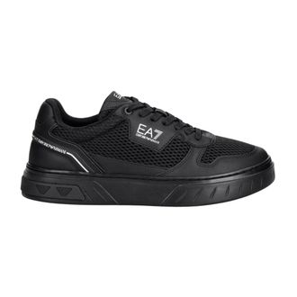 Emporio Armani Nuova Sneaker Premium Court - - Shoes - Uomo - Nero - 44 2/3 EU