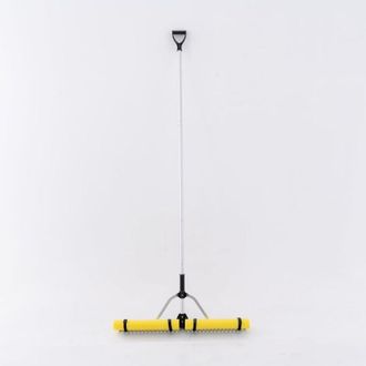 Costway Costway Rastrillo Flotante Para Malezas Con Cabezal De 92 Cm, Mango De Extensi&oacute;n Ajustable, Flotador De Espuma Y Cuerda Para Lanzar, De Aluminio Plega