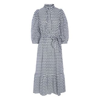 Kudibal Copenhagen Kleedjes, Dames, Veelkleurig, L, Katoen, Petite Paisley Print Jurk