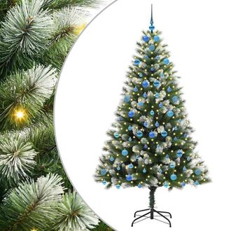 vidaXL &Aacute;rbol De Navidad Artificial Plegable Con Nieve Esponjosa 210 Cm Vidaxl