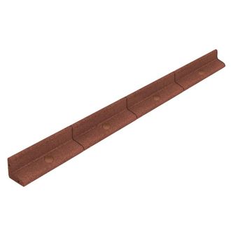 MonsterShop Flexible Lawn Edging 19.2m With Mallet - Terracotta | Size: 120 cm