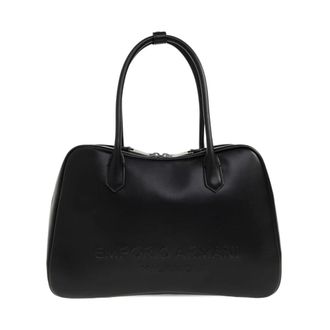 Emporio Armani Handbags, female, Black, Size: ONE SIZE Shoulder Bag