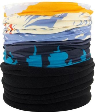 P.A.C. Recycling Fleece Schlauchschal für Herren | schwarz