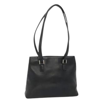 Chanel Pre-owned Vintage Schoudertas - Dames - Pre-owned - Zwart - Maat: ONE Size Leer