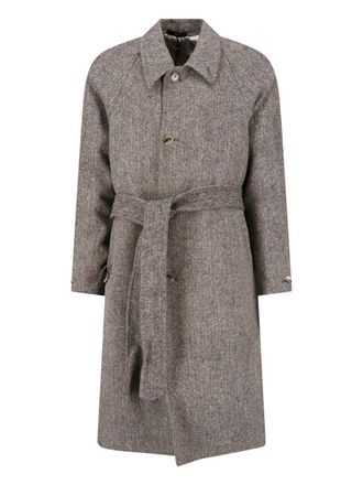 Paul Smith Herringbone Tweed Belted Waist Jacket