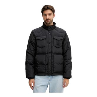 Just Cavalli Winterjassen - Heren - Winterjassen - Zwart - XL - Polyester - Jassen