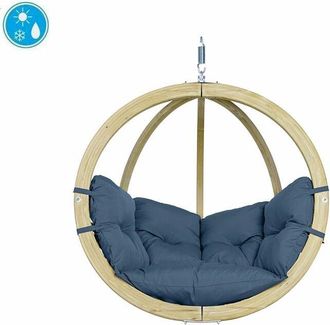 Amazonas Sandals Globo Chair - Spruce Wood/Polypropylene - L69 x W118 x H121 cm - Brisa