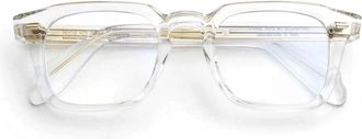 Cutler and Gross Cg 1416 Transparent Acetate Square Frame Optical Glasses