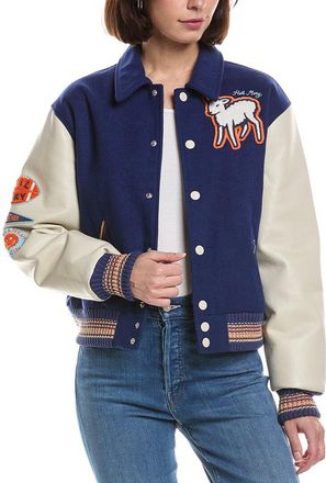 Mother Mother The Team Spirit Wool-Blend Jacket