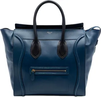 Celine Pre-owned Celine Large Bicolor Leather Phantom Luggage Tote Ladies L6YIW6FJOD8XNTZ4