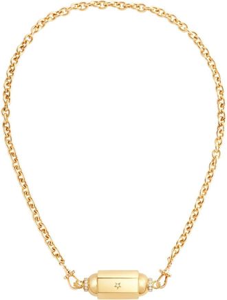 Marie Lichtenberg 18kt yellow gold Locket diamond necklace - women - 18kt Yellow Gold/Diamond - One Size