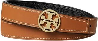 Tory Burch 1 Miller Reversible Riem - Dames - Riemen - Bruin - S - Leer - Accessoires