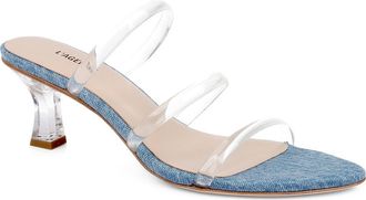 L'agence Ludovica Slide Sandal in Light Blue at Nordstrom, Size 6.5