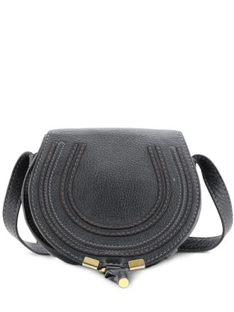 Chlo&eacute; Marcie Leather Small crossbody bag - Nero