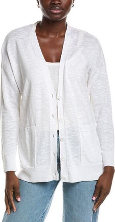 Eileen Fisher Eileen Fisher V-Neck Linen-Blend Cardigan
