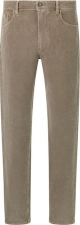 Boggi Milano Broeken, Heren, Beige, W34, Katoen, Jeans in Stretch Velvet