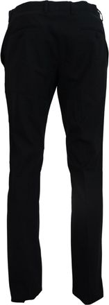 Dolce & Gabbana Wool Stretch Dress Trousers - Navy