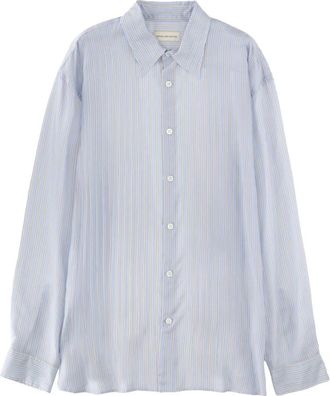 Dries Van Noten Croom 3276 Shirt - Heren - Casual Overhemden - Blauw - L - Overhemden