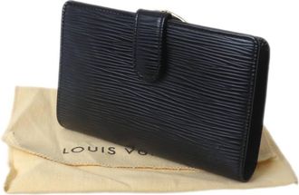 Louis Vuitton Noir Wallet (Bi-Fold) (Pre-Owned)