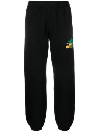 Off-white Arrows cotton track pants - men - Cotton - L - Black