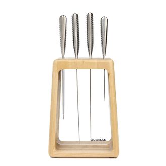 Global Hashira 5-Piece Knife Block Set
