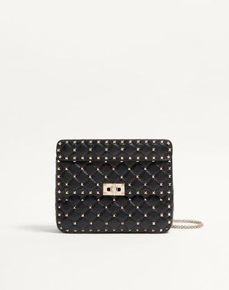 Valentino Garavani Medium Nappa Rockstud Spike Bag Wo