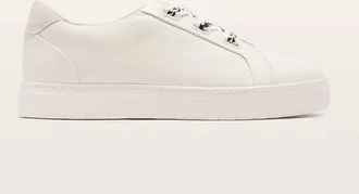 FRANKiE4 Womens Maya Sneaker In Soft White