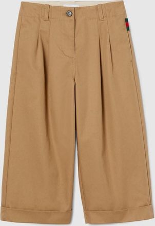 Gucci Kids - Twill Pants, Beige, Ready-to-wear