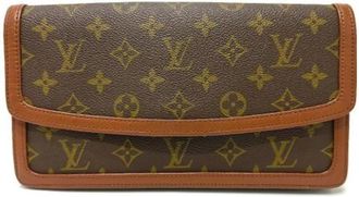 Louis Vuitton Tweedehands Canvas Louis Vuitton tassen - unisex - Vintage Accessoires - Bruin - ONE Size - Vintage