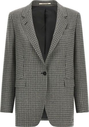 Tagliatore Jassen, Dames, Grijs, L, Wol, Wool Blend Blazer