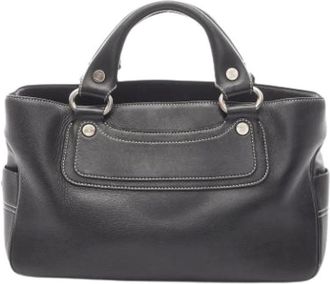 Celine Pre-owned Vintage Handtas - Dames - Vintage Handtas - Zwart - ONE Size - Leer - Vintage