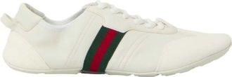 Gucci White Color Block Flex Sneakers