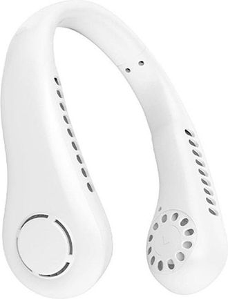 OEM Ventilador De Cuello Blanco, Ventilador Personal Con 3 Modos, Alimentado Por Usb, Ventilador Port&aacute;til Silencioso Para Viajes, Deportes Y Oficina