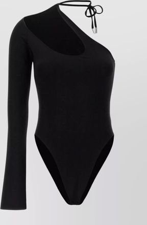 DAVID KOMA body one-shoulder tie detail